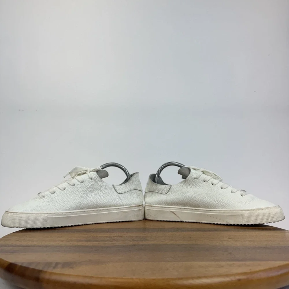 Womens Sam Edelman‎ Poppy White Leather Comfort Casual Sneakers Shoes Size 8.5 M
